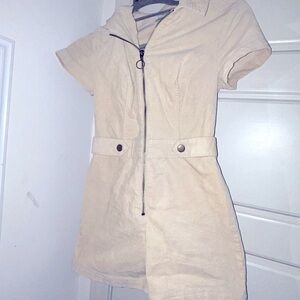 Urban outfitters romper. Tan.